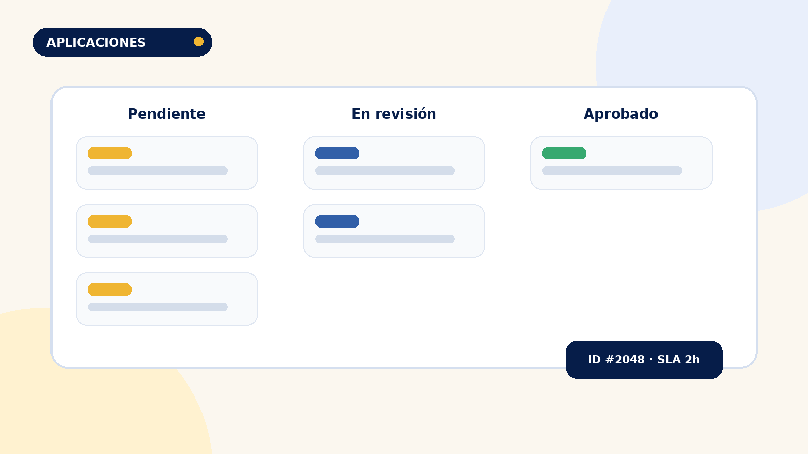 Qué debería tener una aplicación para seguimiento de solicitudes