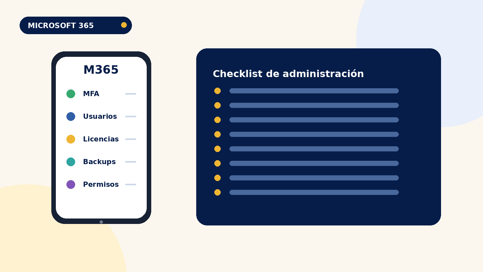 Checklist Microsoft 365 para una pyme: 15 puntos que deberías revisar
